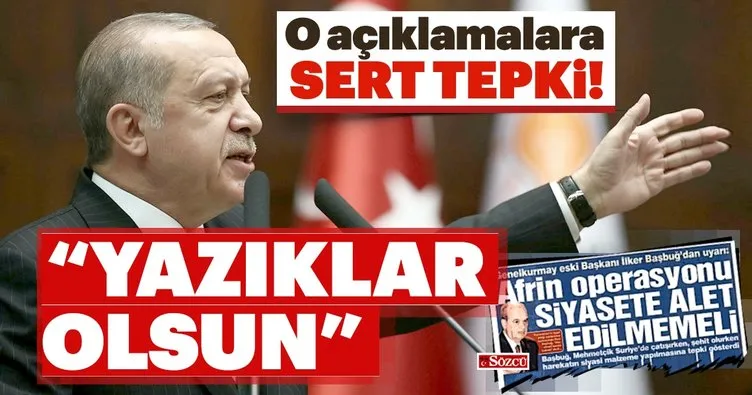 Cumhurbaşkanı Erdoğan’dan İlker Başbuğ’un açıklamalarına tepki