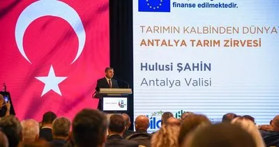 Antalya Tarım Zirvesi başladı