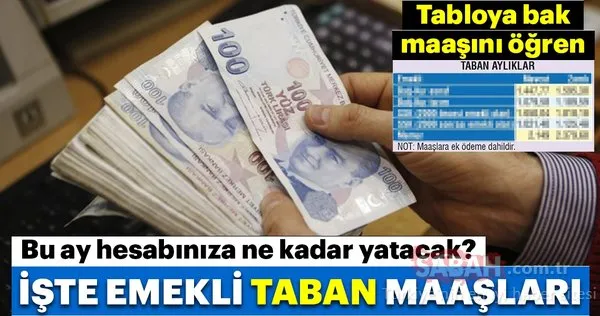 Ocak ayında emekli zammı ne kadar olacak? İşte 2019'da en düşük emekli maaşı!