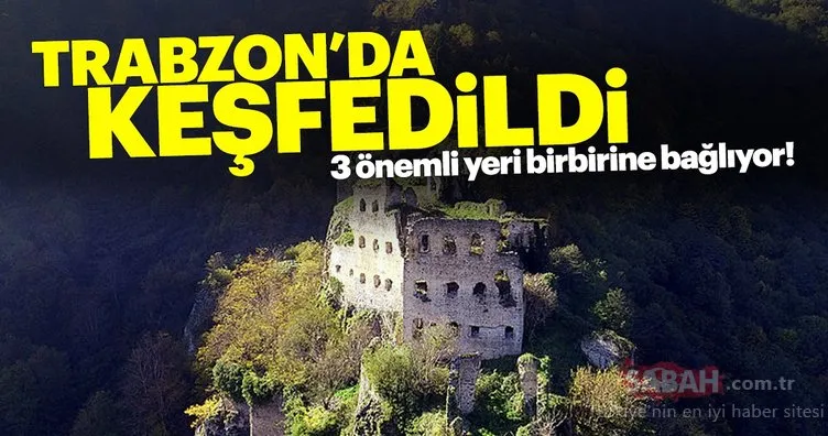 Trabzon Maçka’da vadi tepesindeki manastır: Kuştul