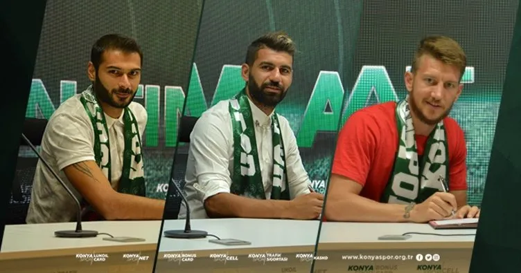 Konyaspor 3 oyuncusuyla sözleşme yeniledi