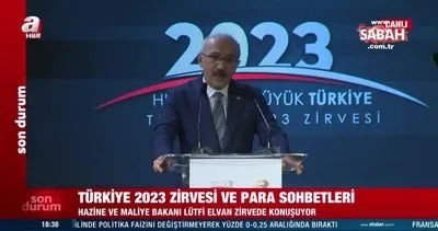 Son dakika: Türkiye 2023 Zirvesi ve Para Sohbetleri... Bakan Elvan’dan önemli açıklamalar | Video
