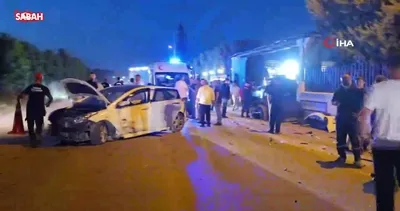 Düğün salonu önünde kaza: 4 yaralı