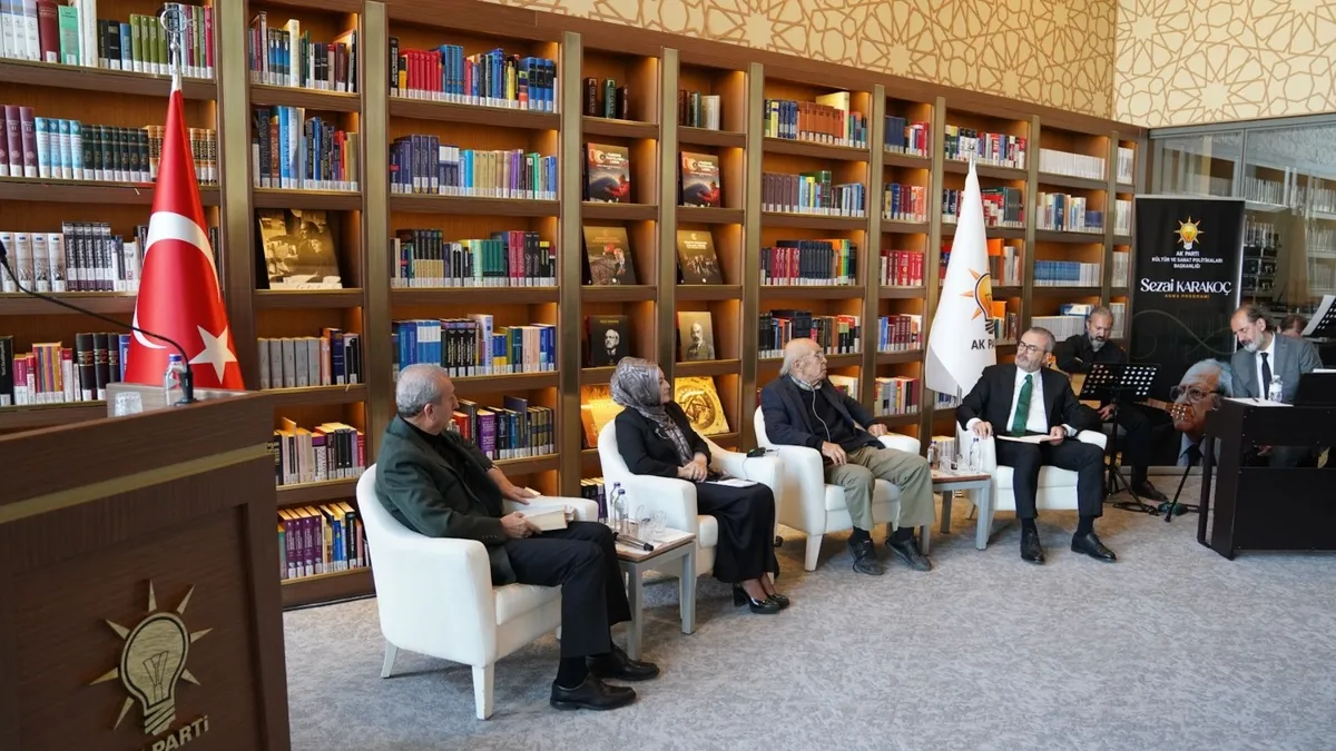 AK Kütüphane’de Sezai Karakoç anıldı