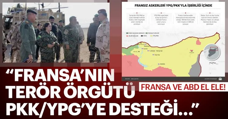 Fransız askerleri YPG/PKK'yla işbirliği içinde
