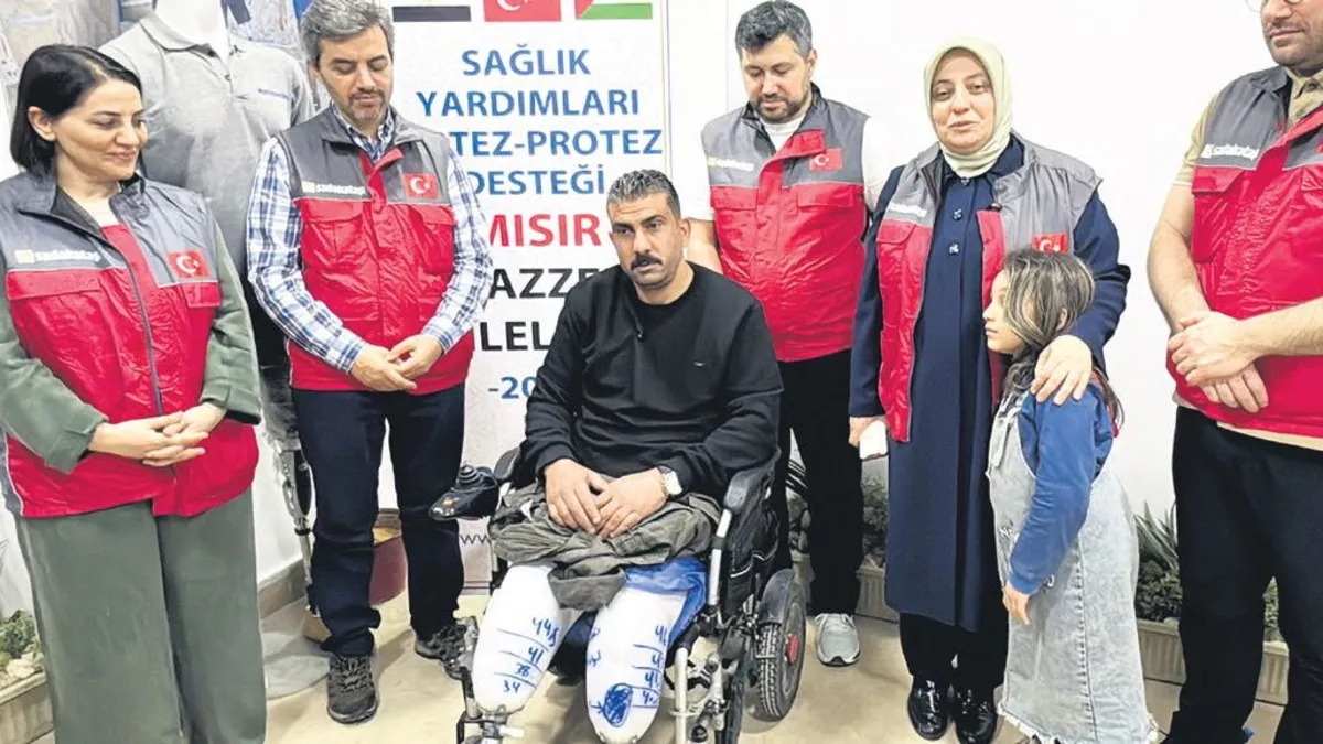 Sadakataşı’ndan 10 Gazzeli gaziye protez desteği Sadakataşı’ndan 10 Gazzeli gaziye protez desteği