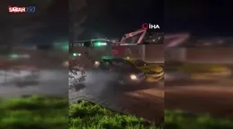 Öfkelenen sürücü ortalığı birbirine kattı! Vatandaşların üstüne sürdü, araçlara böyle çarptı