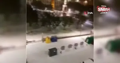 Malaga beyaza büründü