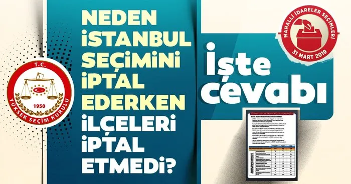 YSK kararındaki ayrıntı ve İstanbul seçimleri neden yenileniyor? sorusunun cevabı burada