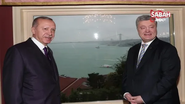 Cumhurbaşkanı Erdoğan, Ukrayna Devlet Başkanı Poroşenko ile görüştü