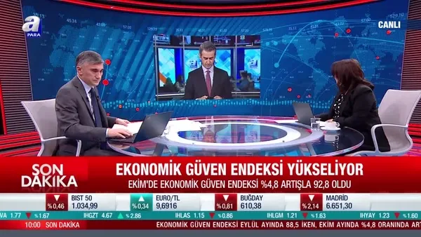 TÜİK açıkladı: Ekonomik güven endeksi yükseliyor