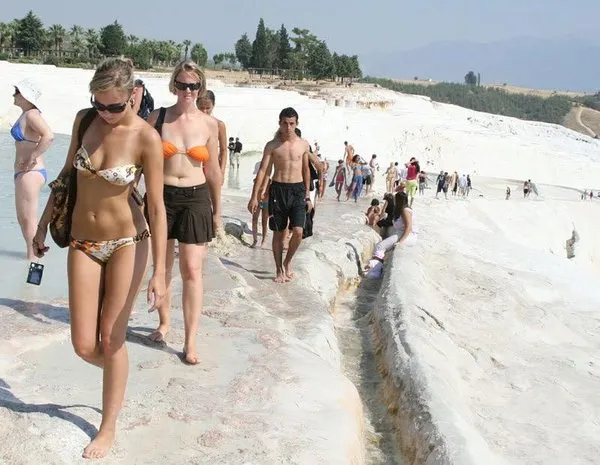 Pamukkale’yi güzeller bastı