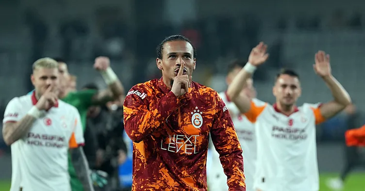 Galatasaray’da maç sonu üçlüsü Sane’den!