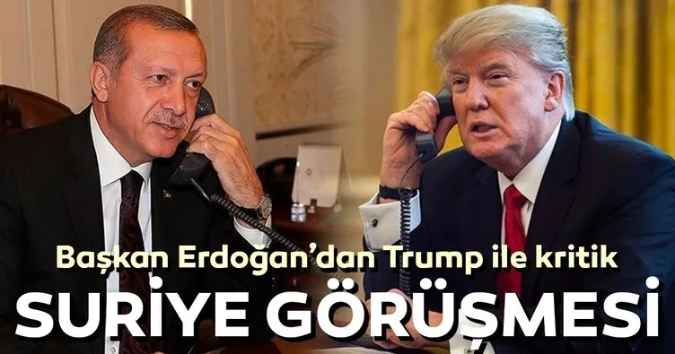 Son dakika: Başkan Erdoğan’dan Trump görüşmesine ilişkin açıklama