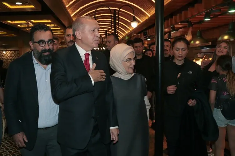 Başkan Erdoğan’a vatandaşlardan yoğun ilgi gösterdi
