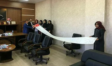 Öğrencilerden Afrin’e mektup