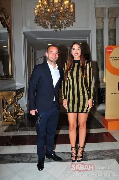 Wesley Sneijder eşi Yolanthe Cabau ile barışmak için her yolu deniyor ama…