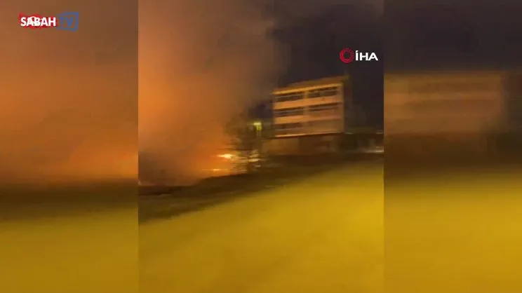 Ankara'da 3 katlı iş yeri alevlere teslim oldu | Video