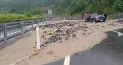 Zonguldak’ta yağmur etkili oldu