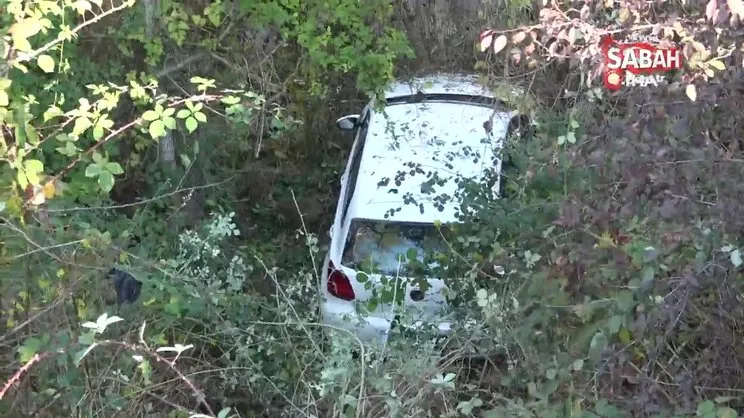 Bolu'da otomobil kontrolden çıkınca şarampole uçtu: 1 yaralı