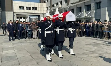 Şehit polise son görev