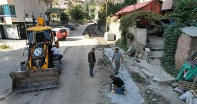 Pozantı’nın ara sokakları onarılıyor