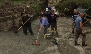 Kandıralı muhtarlardan örnek hareket