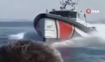 Son dakika: Yunan gemisine Türk Sahil Güvenliği’nden müdahale...