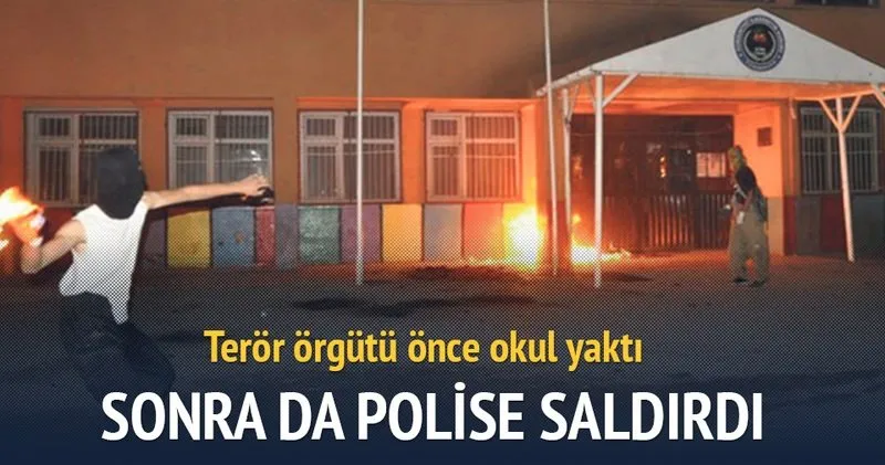 Diyarbakir Da Pkk Lilar Okul Yakti Son Dakika Haberler