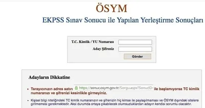 EKPSS TERCİH SONUÇ SAYFASI | 2024 Engelli Kamu Personeli Seçme Sınav EKPSS sonuçları açıklandı mı?