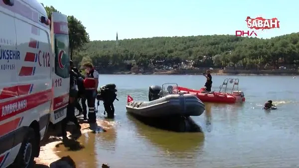 Sancaktepe'de gölette kaybolan kişinin cansız bedenine ulaşıldı | Video