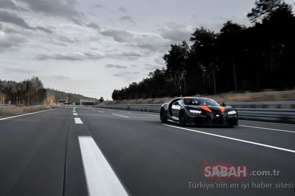 Dünyanın en hızlı arabası Bugatti Chiron oldu! Chiron rekor kırdı
