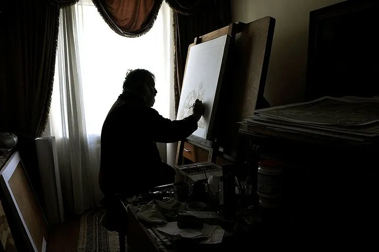 Rus ressam, marküteri sanatıyla Kur'an'dan 20 ayeti tablolaÅtırdı