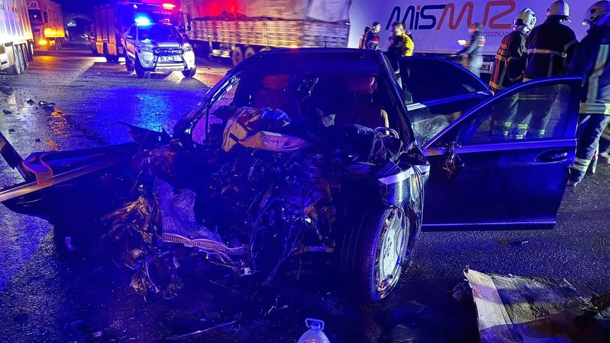 Tünelde kaza: 2 ölü