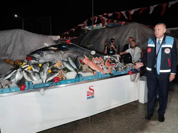 Cumhurbaşkanı Erdoğan, su ürünleri av sezonunun açılış programına katıldı
