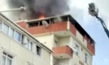 Avcılar’da kedi evinde korkutan yangın
