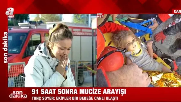 Son dakika! Türkiye'yi gözyaşlarına boğan anlar! İzmir'de deprem enkazından Ayda Gezgin'i kurtaran kahramanlar canlı yayında | Video