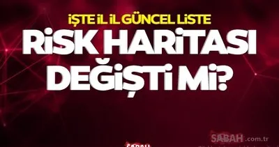 Yeni Türkiye Koronavirüs Risk Haritası yayınlandı! İstanbul’un rengi kırmızı mı oldu, düşük, orta, yüksek ve çok yüksek riskli iller hangileri?