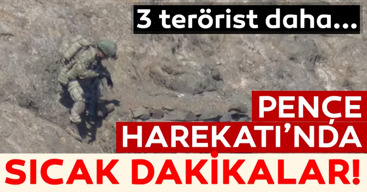 Son Dakika: Pençe Harekatı'nda 3 terörist daha etkisiz hale getirildi!