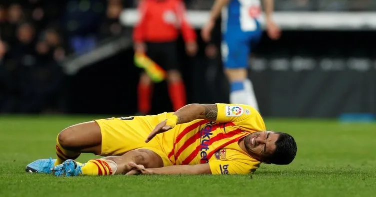 Barcelona’da Luis Suarez 4 ay yok