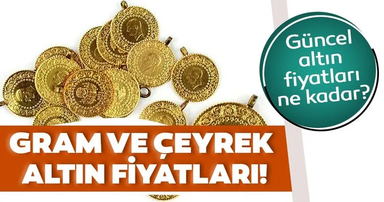 Kapalıçarşı’dan SON DAKİKA altın fiyatları bilgileri geliyor! Bugün gram ve çeyrek altın güncel fiyatları ne kadar?