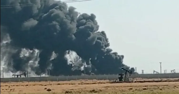 Suriye’de petrol kuyusunda yangın çıktı