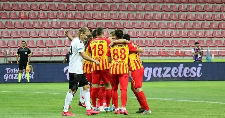 Kayserispor Beşiktaş’ı 7 yıl sonra yendi