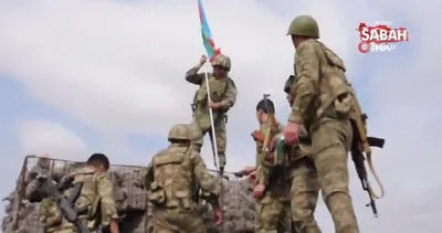 Milli kahraman Mubariz İbrahimov’un imha ettiği karakola Azerbaycan bayrağı dikildi | Video