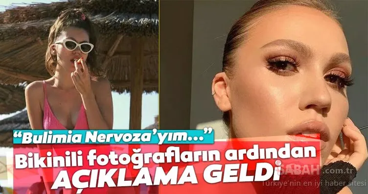 Duygu Özaslan son dakika açıkladı: Bulimia Nervoza'yım... Duygu Özaslan selülitli bikinili photoshopsuz fotoğrafları için sosyal medyasından açıklama yaptı!