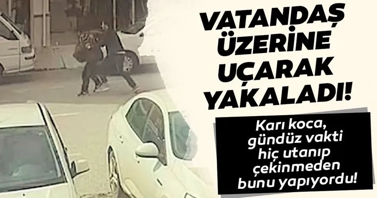 Son dakika: Antalya’da şaşkına çeviren görüntü! Üzerine uçarak yakaladı...