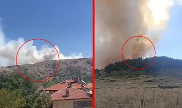 SON DAKİKA… Ankara’da orman yangını! Dumanlar gökyüzünü kapladı: Ekiplerin müdahalesi sürüyor! #cankiri