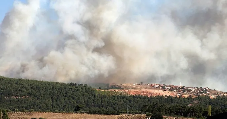 Soma’daki orman yangını kontrol altına alındı! Soğutma çalışmaları sürüyor