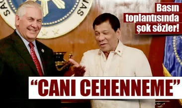 Duterte’den o soruya yanıt: Canı cehenneme!