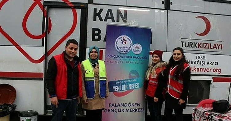 Erzurum Palandöken Gençlik Merkezi’nden anlamlı jest